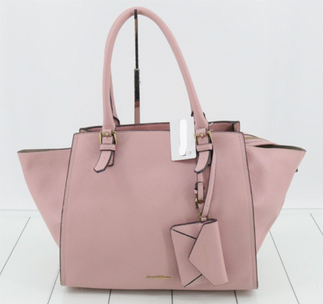 Samantha Thavasa 4 Studs Pink Leather Tote Bag Main image