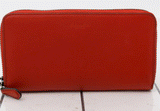 Coach Long Zipper Wallet Red