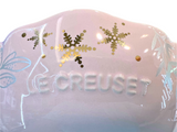 Le Creuset Elegant Frill Dish With Gold Decal 20cm