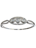 White Gold Diamond Bangle