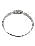 White Gold Diamond Bangle
