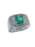 Emerald Diamond Ring