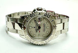 Rolex 169622 Yacht Master Silver Dial Stainless Steel Lady Watch