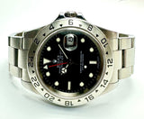 Rolex 16570 Explorer II Automatic Black Dial Stainless Steel Men Watch