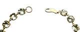 18K Yellow Gold Aquamarine Bracelet (With Cert)
