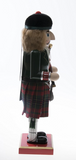 Clever Creations Green Scottish Bagpiper Deco