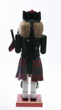 Clever Creations Green Scottish Bagpiper Deco