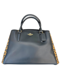 Coach Leather 2 Way Tote Bag