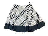 Burberry Check Cotton Short Skirt