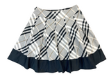 Burberry Check Cotton Short Skirt