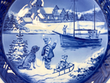 Royal Copenhagen 1998 Christmas Collection Plate