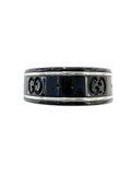 Gucci Ceramic Ring With White Gold