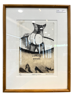 Yasuko Yamaoka Walking Woman Lithograph