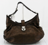 Louis Vuitton Monogram Mahina XS Shoulder Bag Bronze