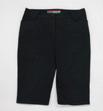 Dolce & Gabbana Lady Pants-Short Black Cotton