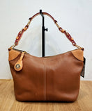 Dooney & Bourke Shoulder Bag-Brown Leather
