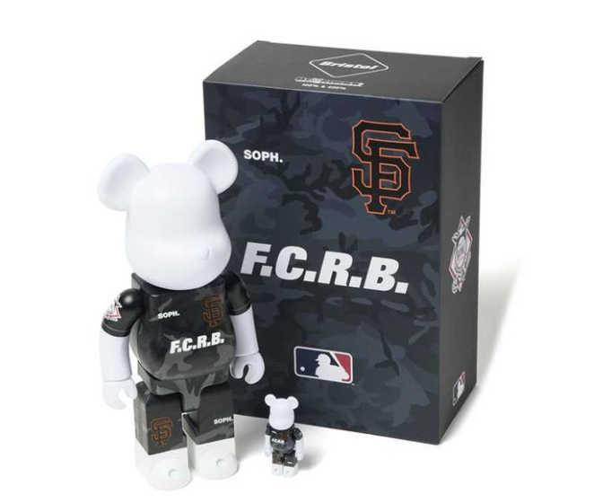 Bearbrick F.C.R.B X San Francisco 100% & 400% Set Main image