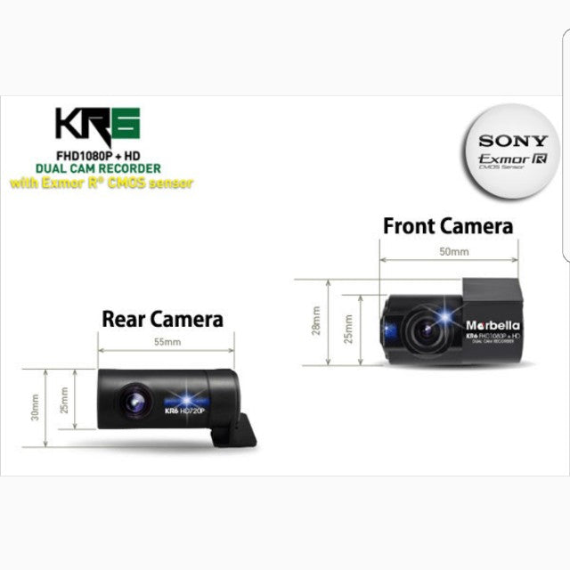 Marbella KR6 Black Colour HD1080 Car Camera Secondary image