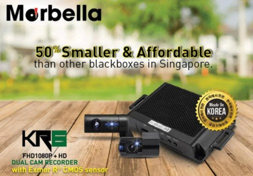 Marbella KR6 Black Colour HD1080 Car Camera Main image