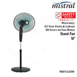 Mistral MSF1628W 16" Stand Fan