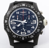 Breitling X82310 Quartz Chronograph Black Dial Rubber Strap Men Watch