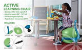 Gaiam Kids Balance Ball Chair Classic Children's Stability Ball Chair