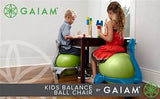 Gaiam Kids Balance Ball Chair Classic Children's Stability Ball Chair
