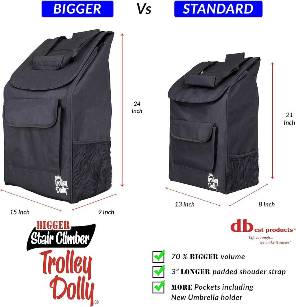 dbest products Stair Climber Bigger Trolley Dolly