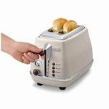 Delonghi TOV2003BG Beige Colour Bread Toaster With Lid