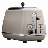 Delonghi TOV2003BG Beige Colour Bread Toaster With Lid
