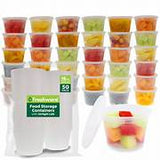Freshware 16OZ Set Of 50 Food Container