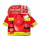 Melissa & Doug Fire Chief Kids Costume Set