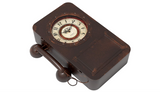 Abdurey Retro Old Telephone Wall Clock With Hidden Safe