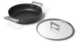 Smeg Non-Stick Deep Pan With Lid 28cm