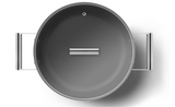Smeg Non-Stick Deep Pan With Lid 28cm
