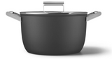 Smeg Non-Stick Casserole Pan With Lid