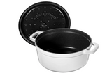 Staub Cast Iron Round Cocotte 4 Quartz