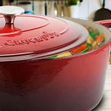 Crock Pot 6914402 7 Quartz Round Cast Iron Dutch Oven