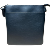 Coach Leather Black Colour With Blue Stripes Sling Bag