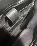 Coach Leather Black Colour With Blue Stripes Sling Bag