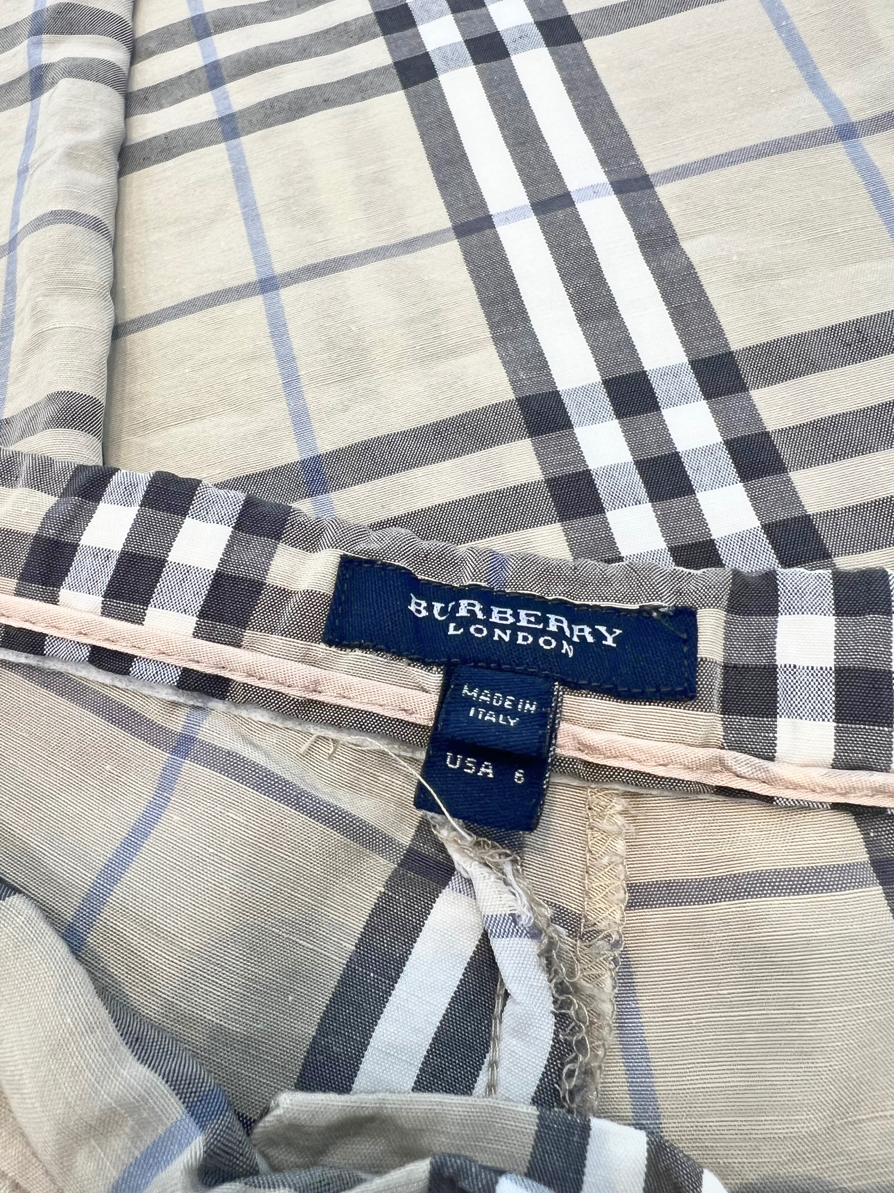 Burberry Novacheck Cotton Short Pants Secondary image