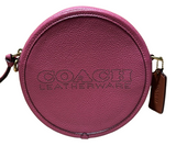 Coach Pink Colour Kia Circle Rainbow Strap Round Shape Sling Back