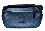 Coach CU551 Blue Colour Signature Leather Waist Bag