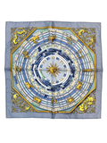 Hermes Astrologie Dies ET Hore Carre 45 Silk Scarf