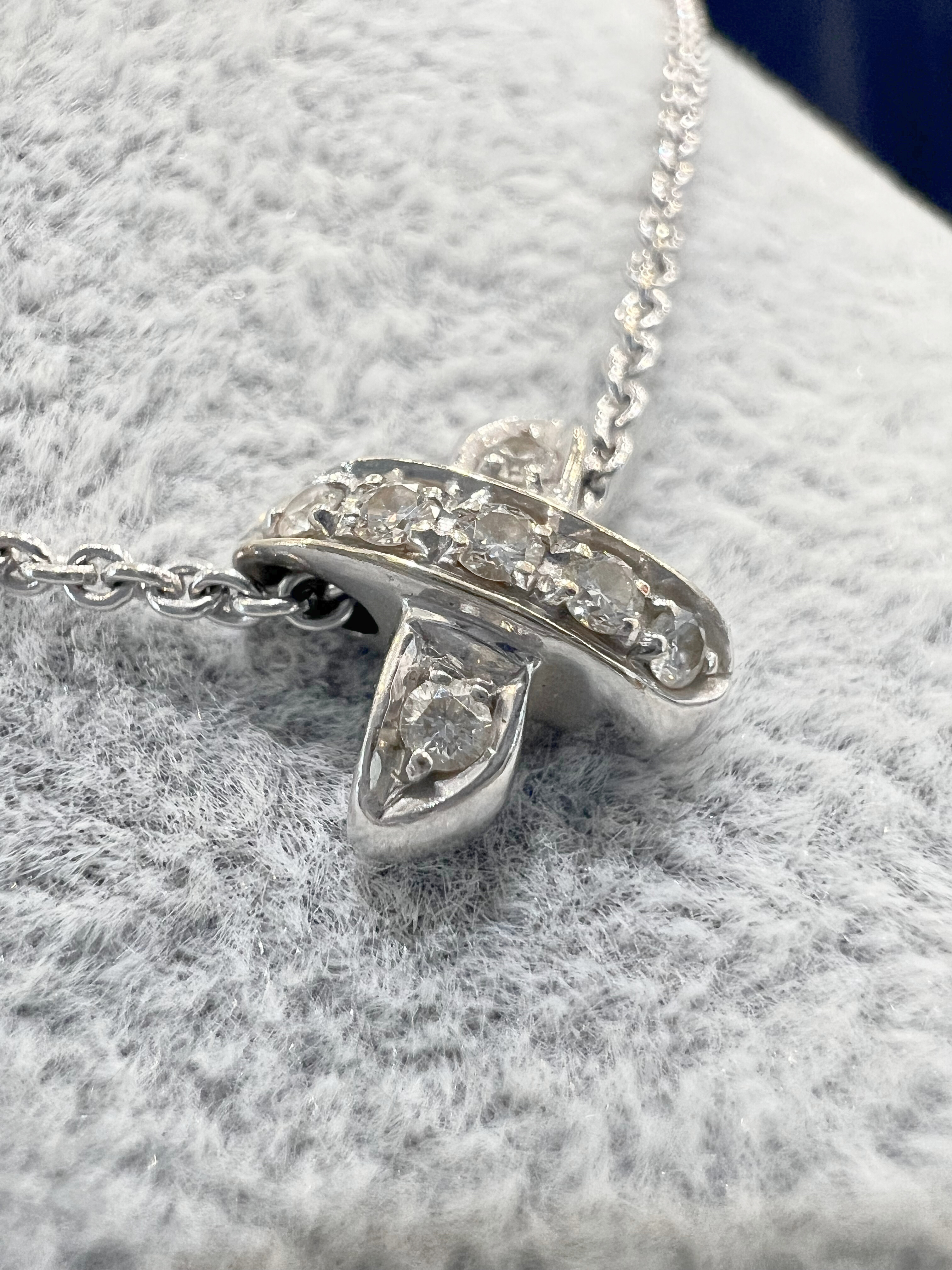 Tiffany & Co White Gold Diamond Necklace Secondary image