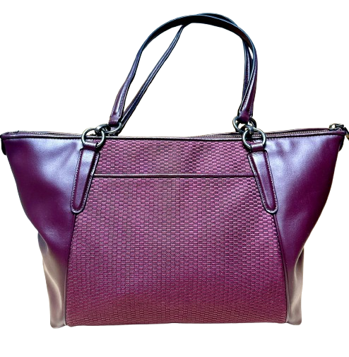 Coach F57246 Marron Jaquard Canvas Tote Bag Secondary image