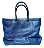 Coach Blue Colour Leather Shoulder Bag