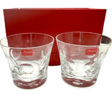 Baccarat W-9.5cm 2pcs Set Beluga Crystal Tumbler With Box
