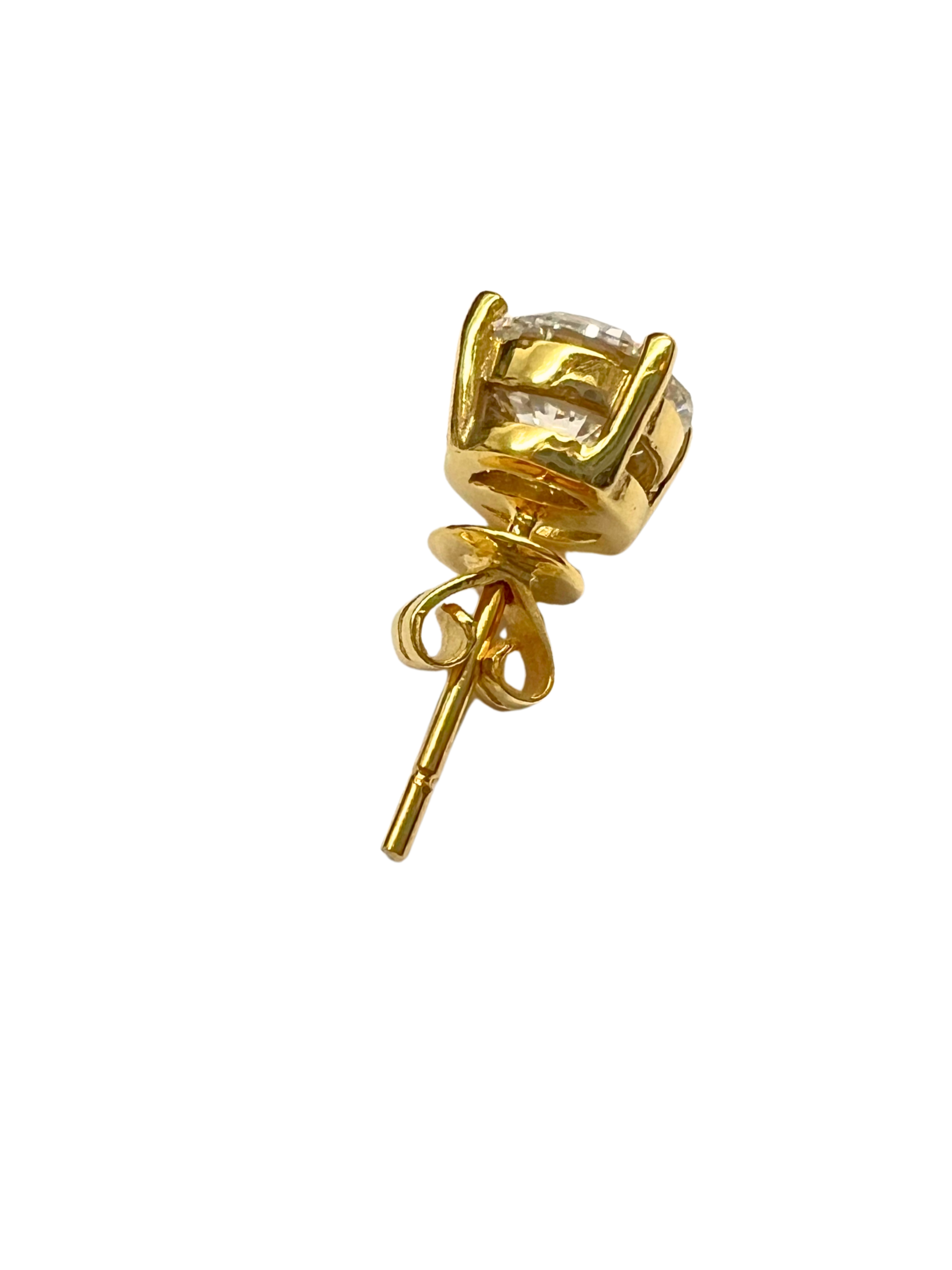 Lab Grown 3.11 Carat Diamond Earring