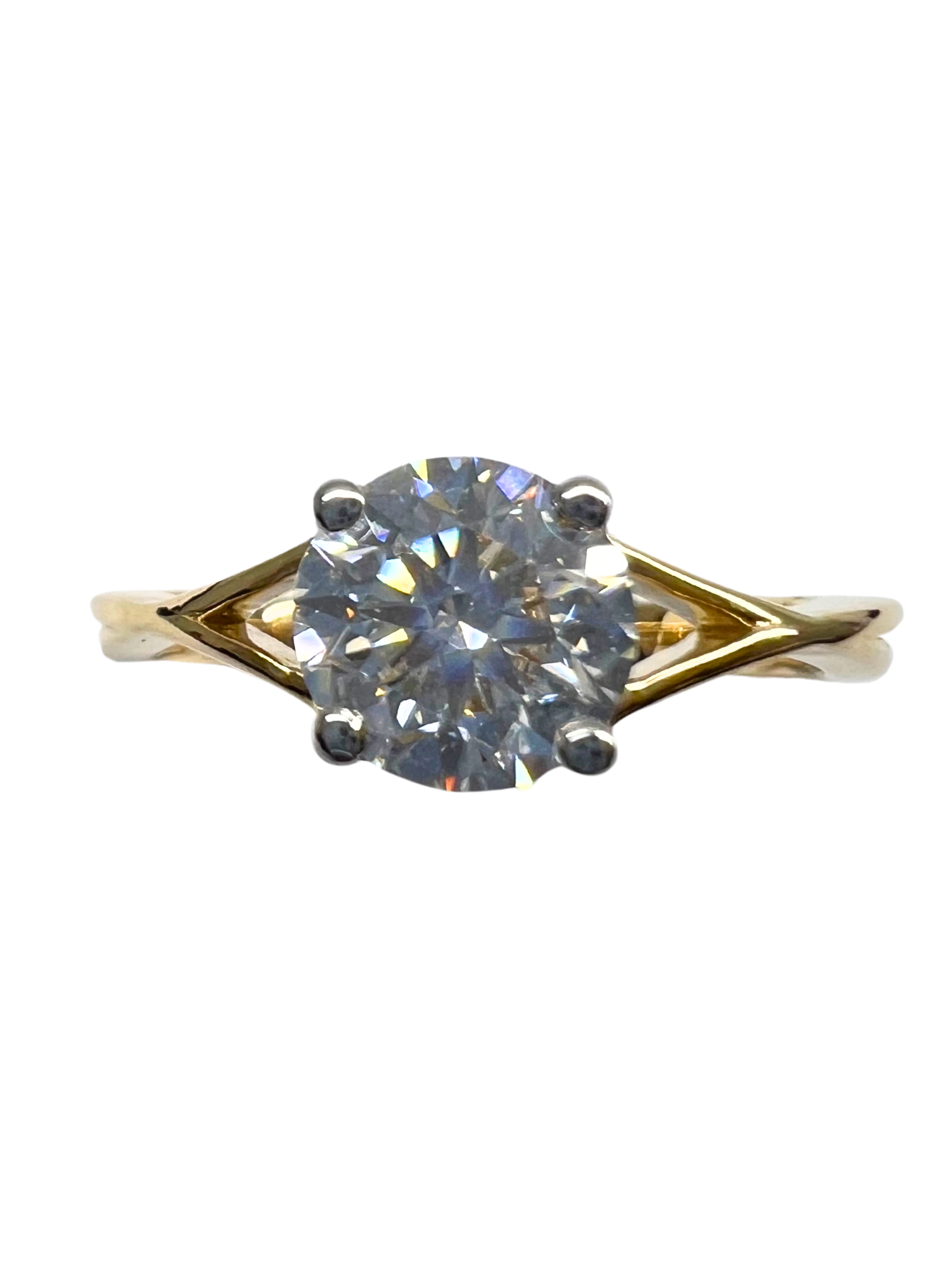 Lab Grown 1.10 Carat Solitaire Diamond Ring Main image